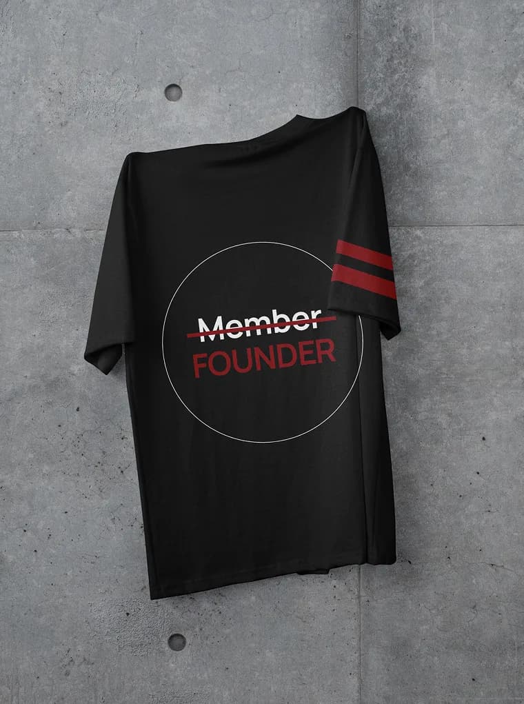 HYFIT Founder t-shirt mockup