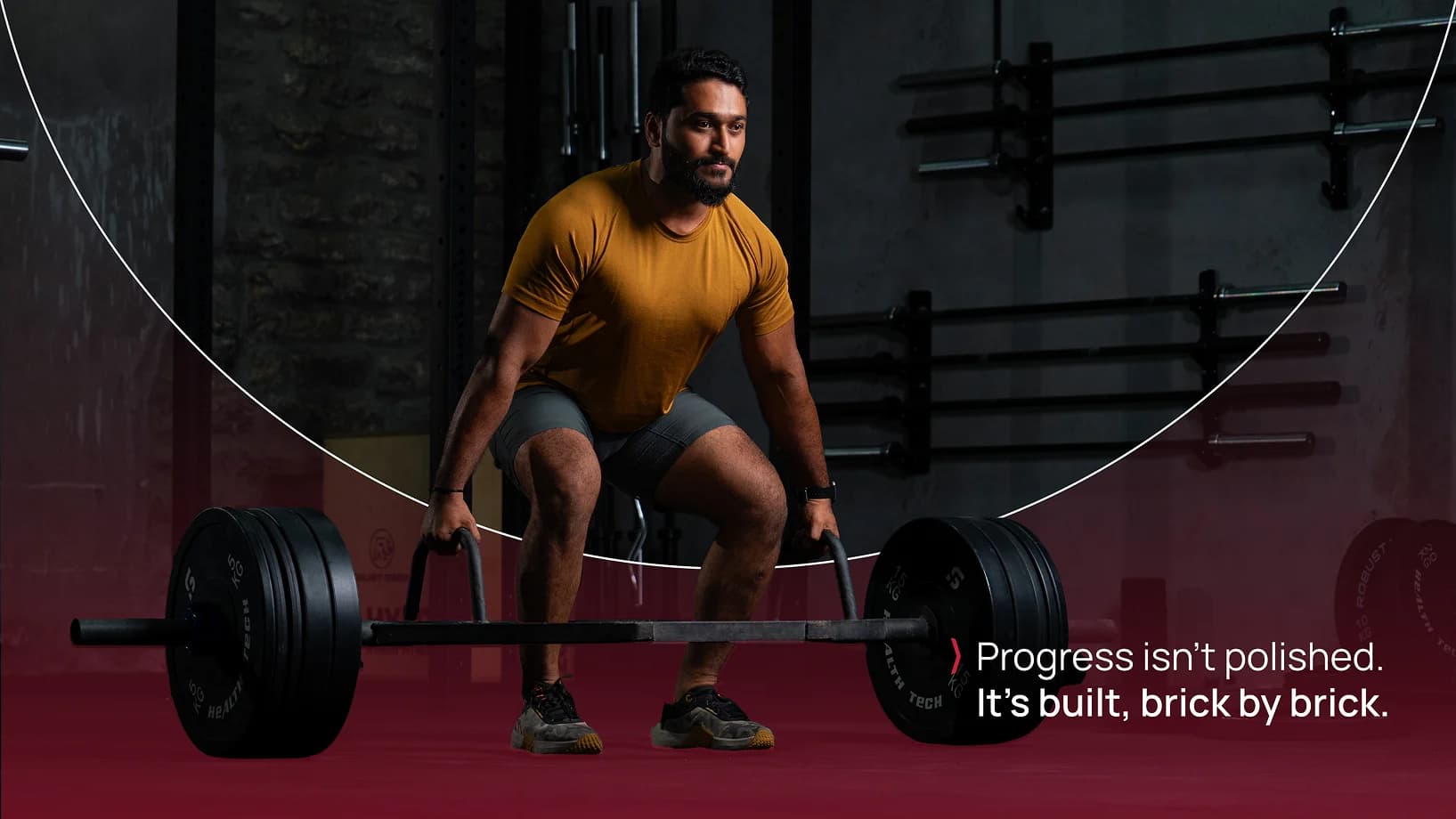 Progress isn't polished, it's built brick by brick campaign visual