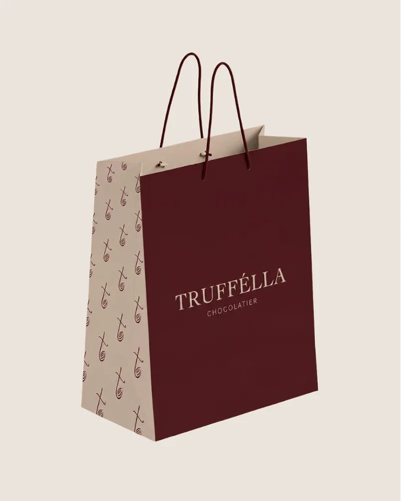 Truffella branded shopping bag