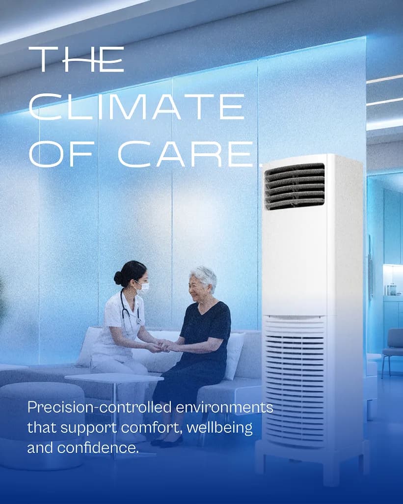 The climate of care campaign visual