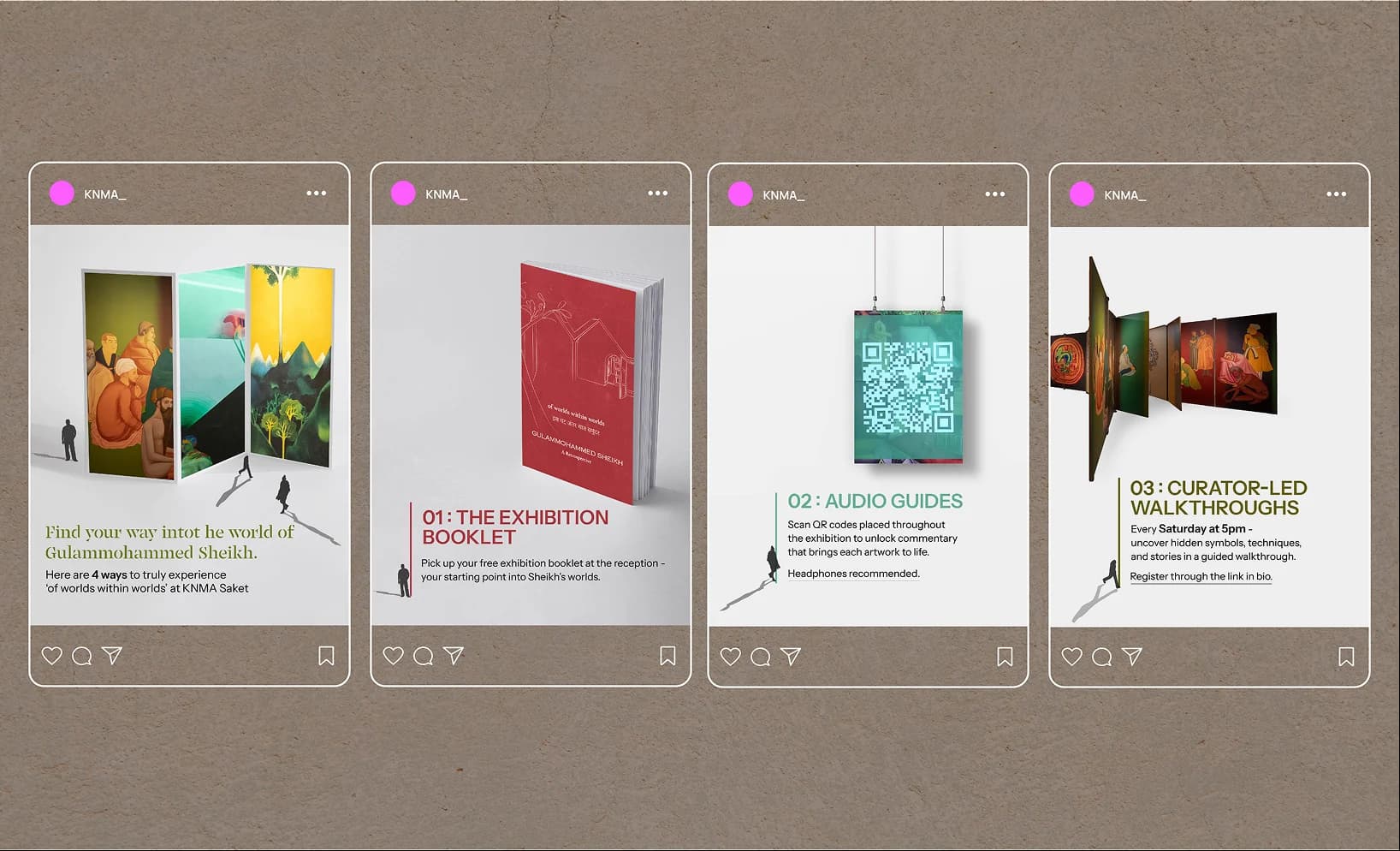 Four ways to experience Gulammohamed Sheikh's exhibition carousel