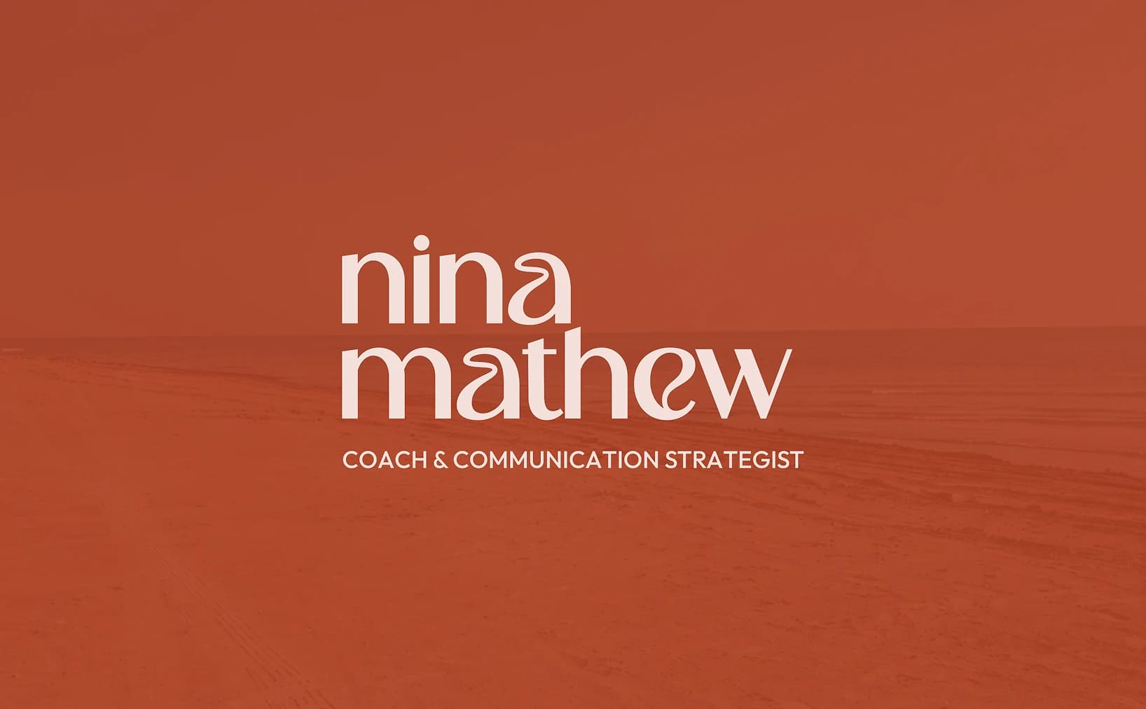 Nina Mathew, Coach & Communication Strategist logo